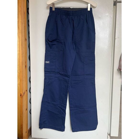 Cherokee Workwear Navy Scrub Pants Woman’s Size XS - Picture 1 of 5